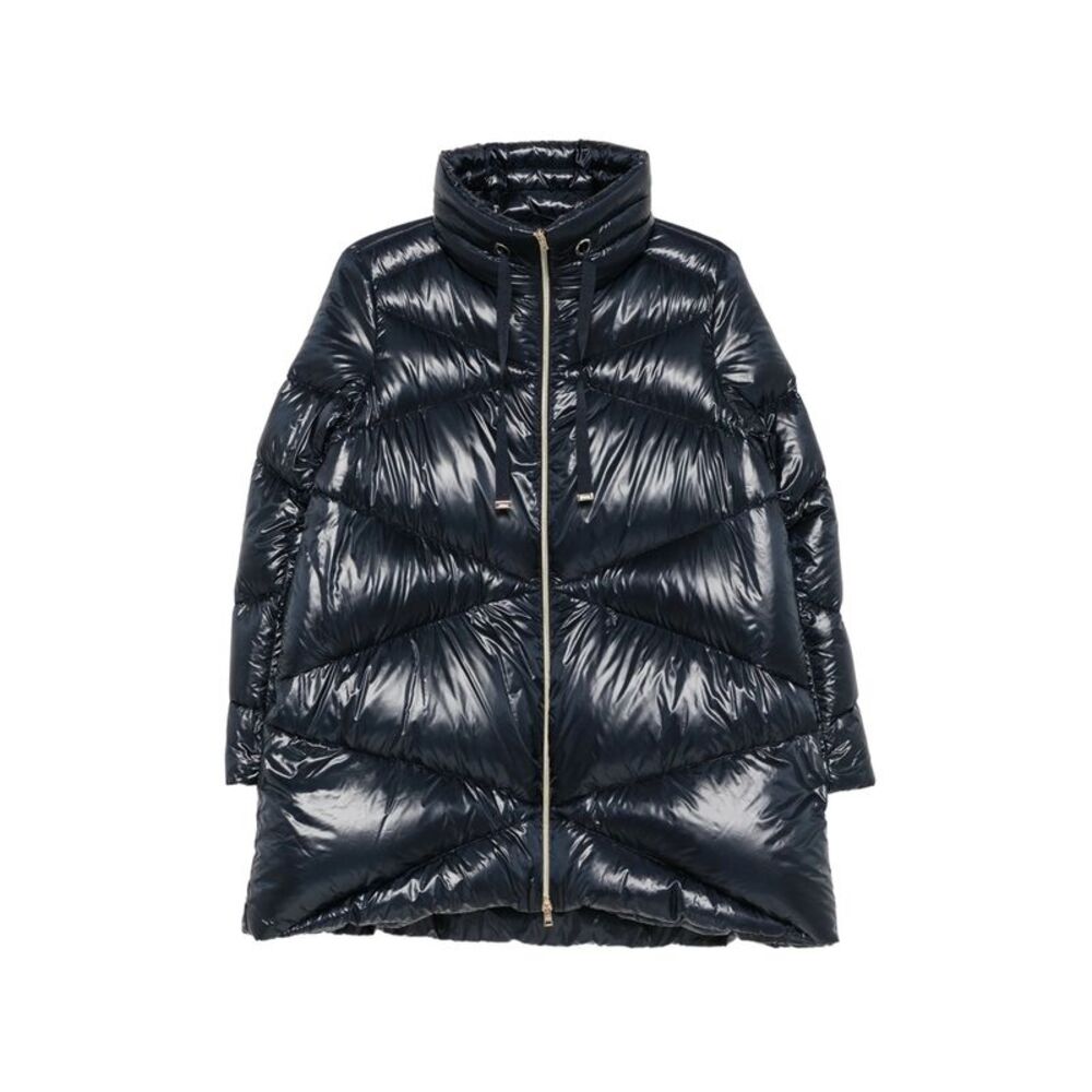 Herno Blue Coats - Single Breasted Coats Women